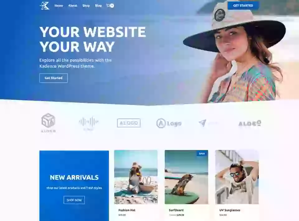 Kadence企业主题展示